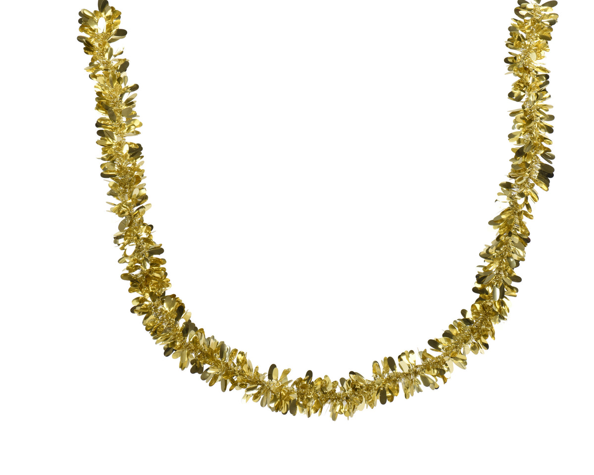 Shiny Gold Tinsel 2m