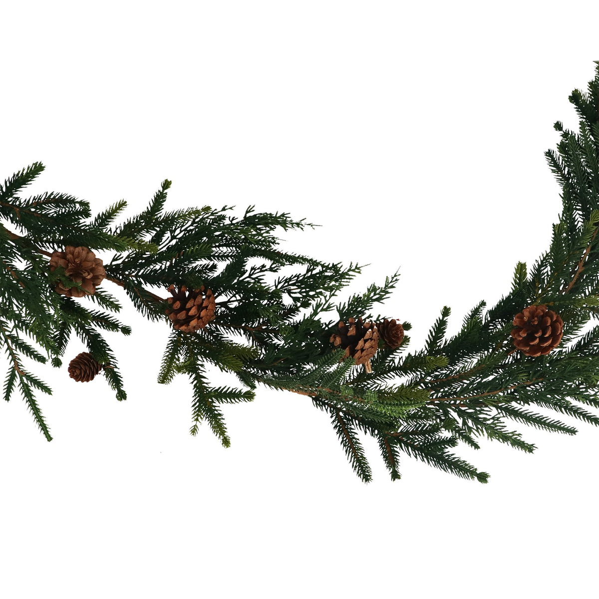 Gisela Graham - Pine & Conifer Garland - 1.8m