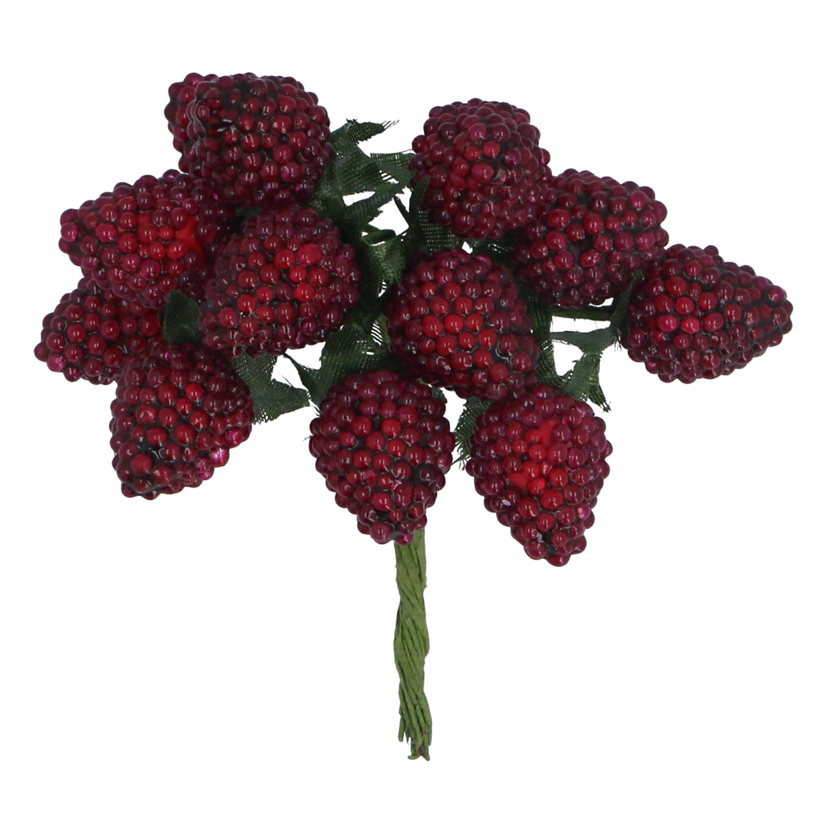 Gisela Graham - Dark Red Raspberry Bunch Pick