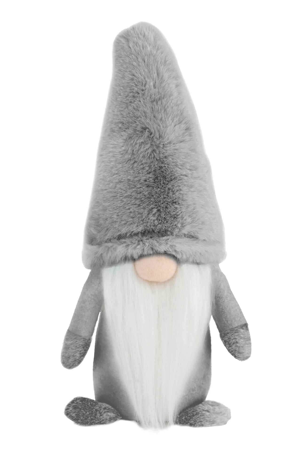 Small Plush Grey Christmas Gonk - 24cm
