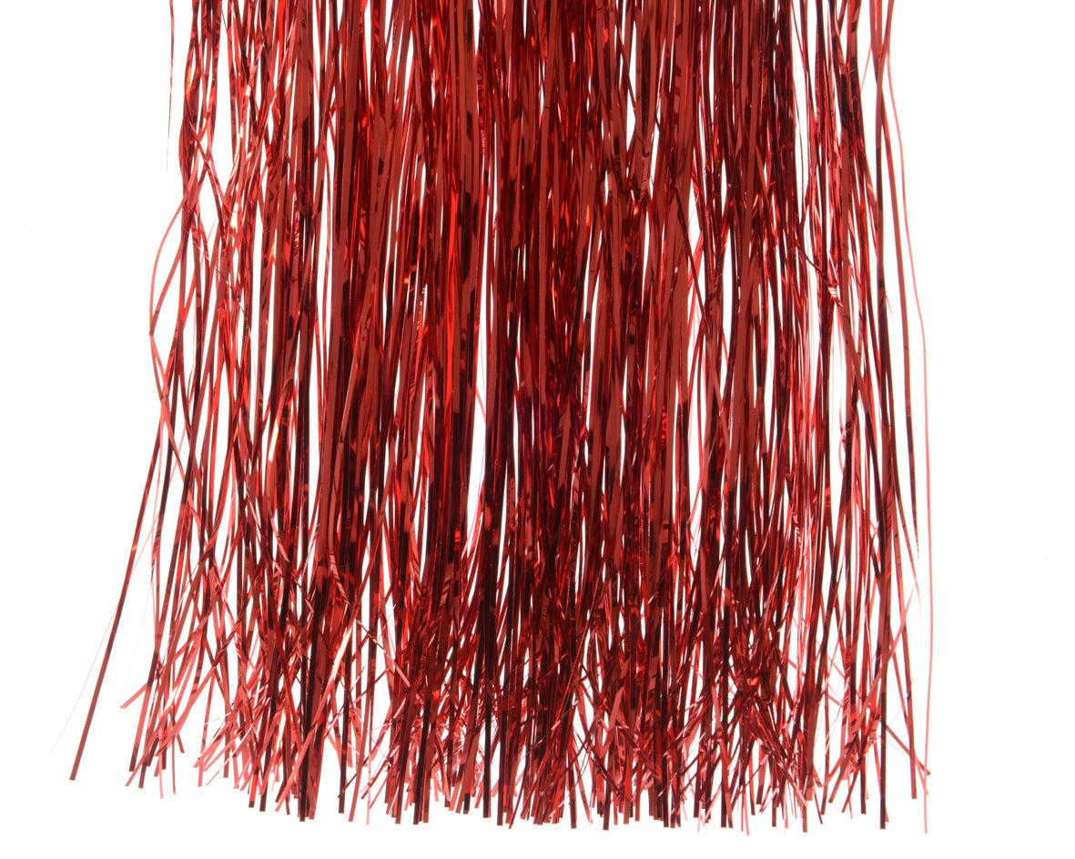 Christmas Red Vinyl Tinsel - 50x40cm