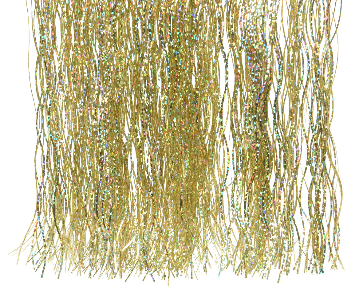 Light Gold Sparkling Vinyl Tinsel - 50x40cm