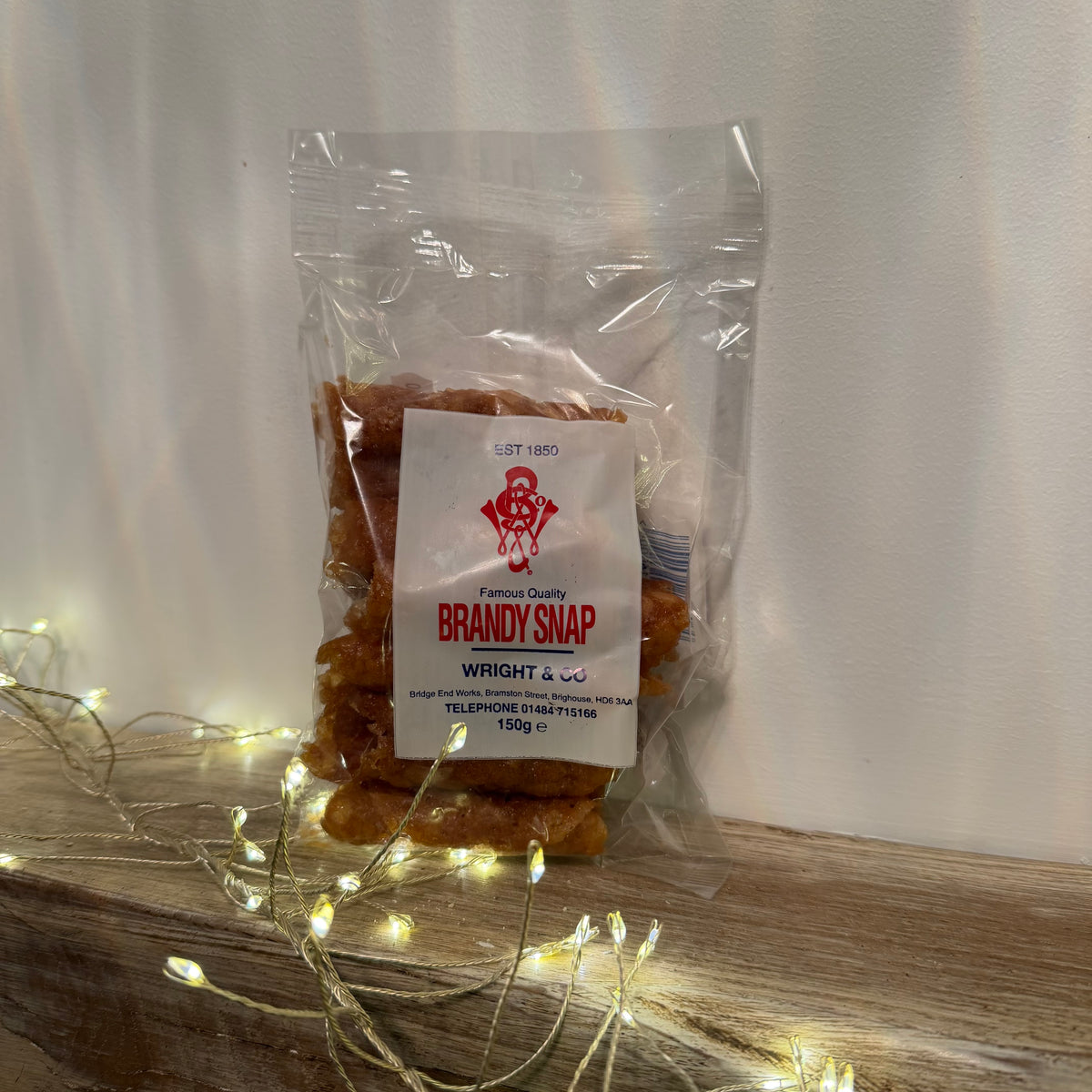 Wright & Co’s Brandy Snap - 150g - New Packaging Same Product