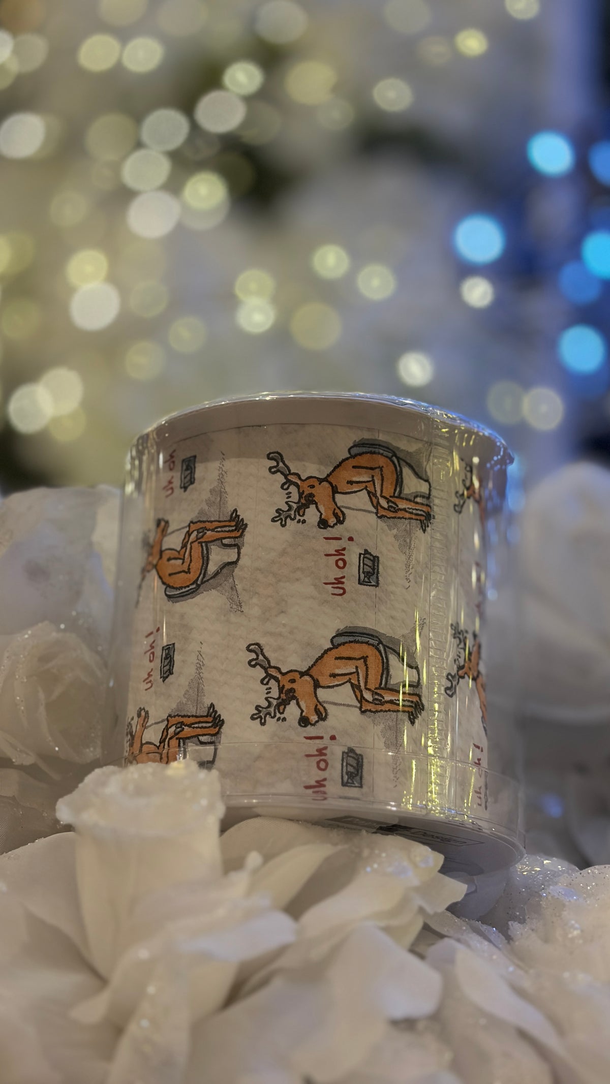 Christmas Printed Toilet Roll – Reindeer Uh Oh