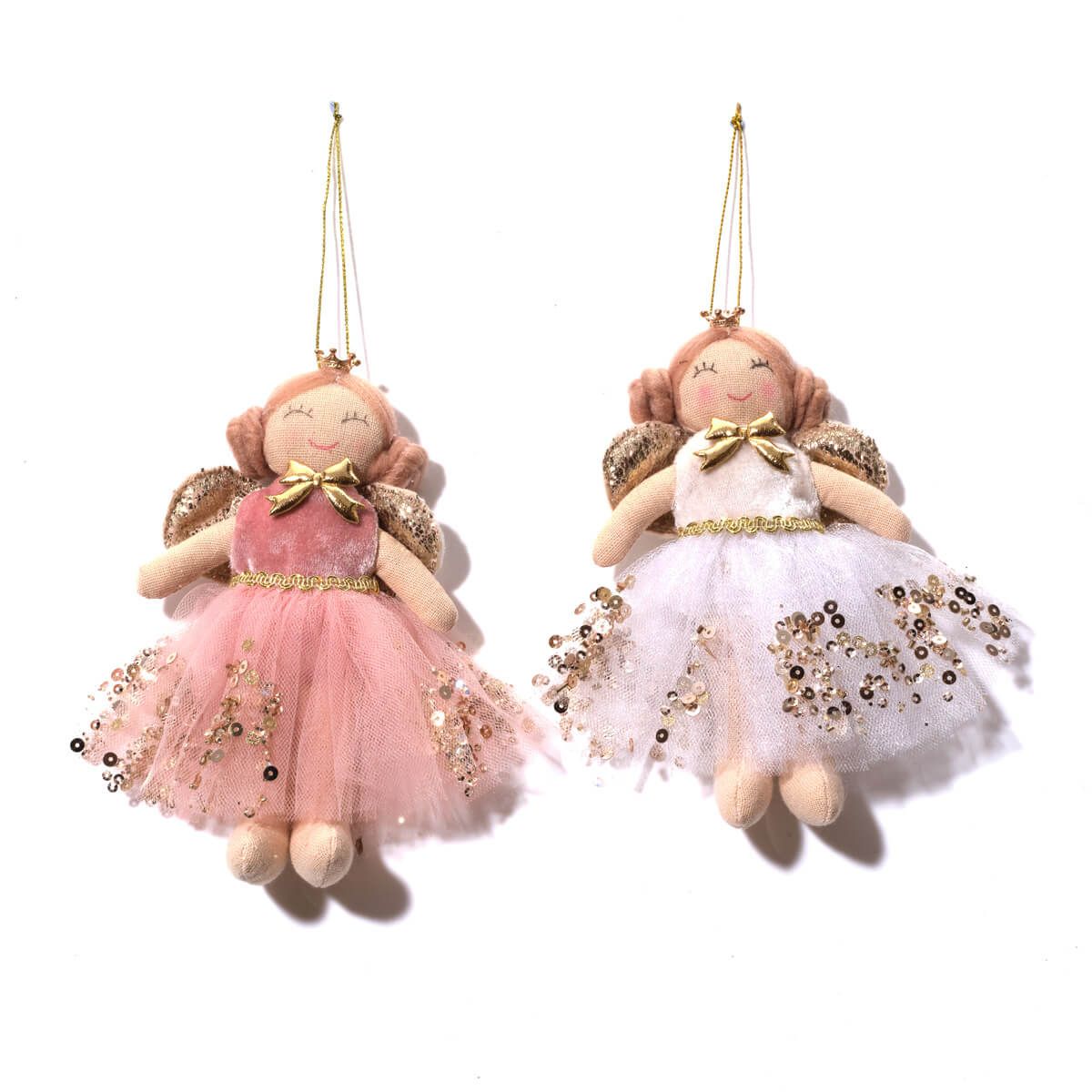 Christmas Fairytale Hanging Princess Angel - 16cm