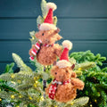 Christmas Dressed Highland Cow Hangers