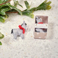 Christmas Tiny World Fabric Donkey Boxed Keepsake