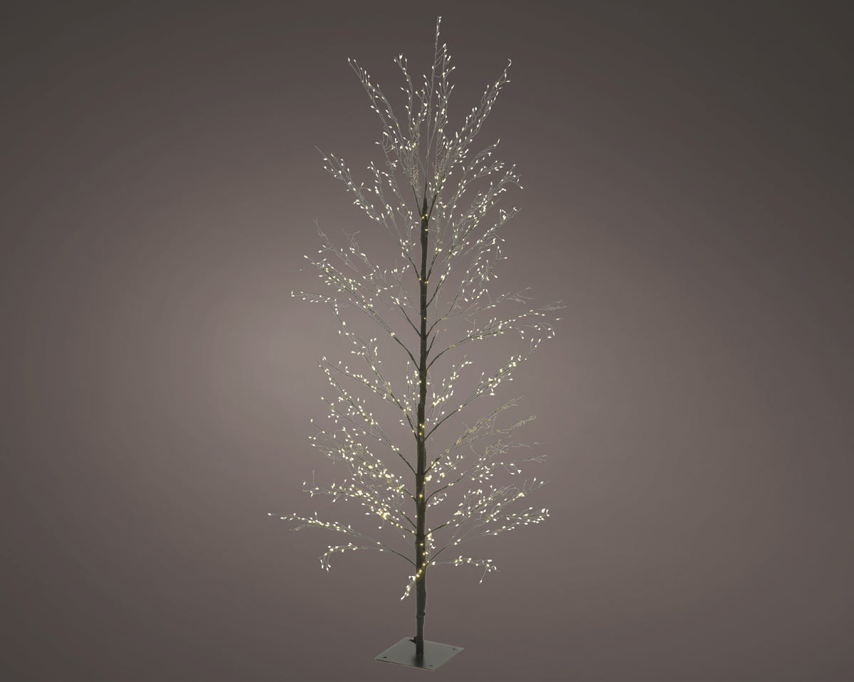 Warm White Micro LED Outdoor Tree 1.5m Black Cable - 1350 LEDs