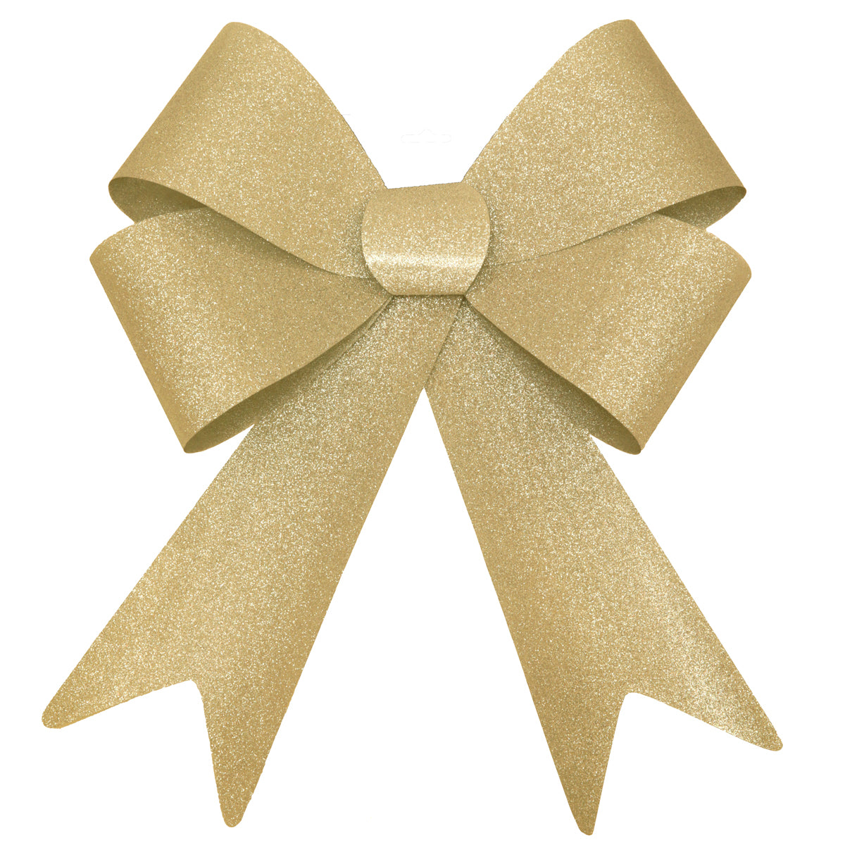 Jumbo Glitter Gold Bow - 40x51 cm