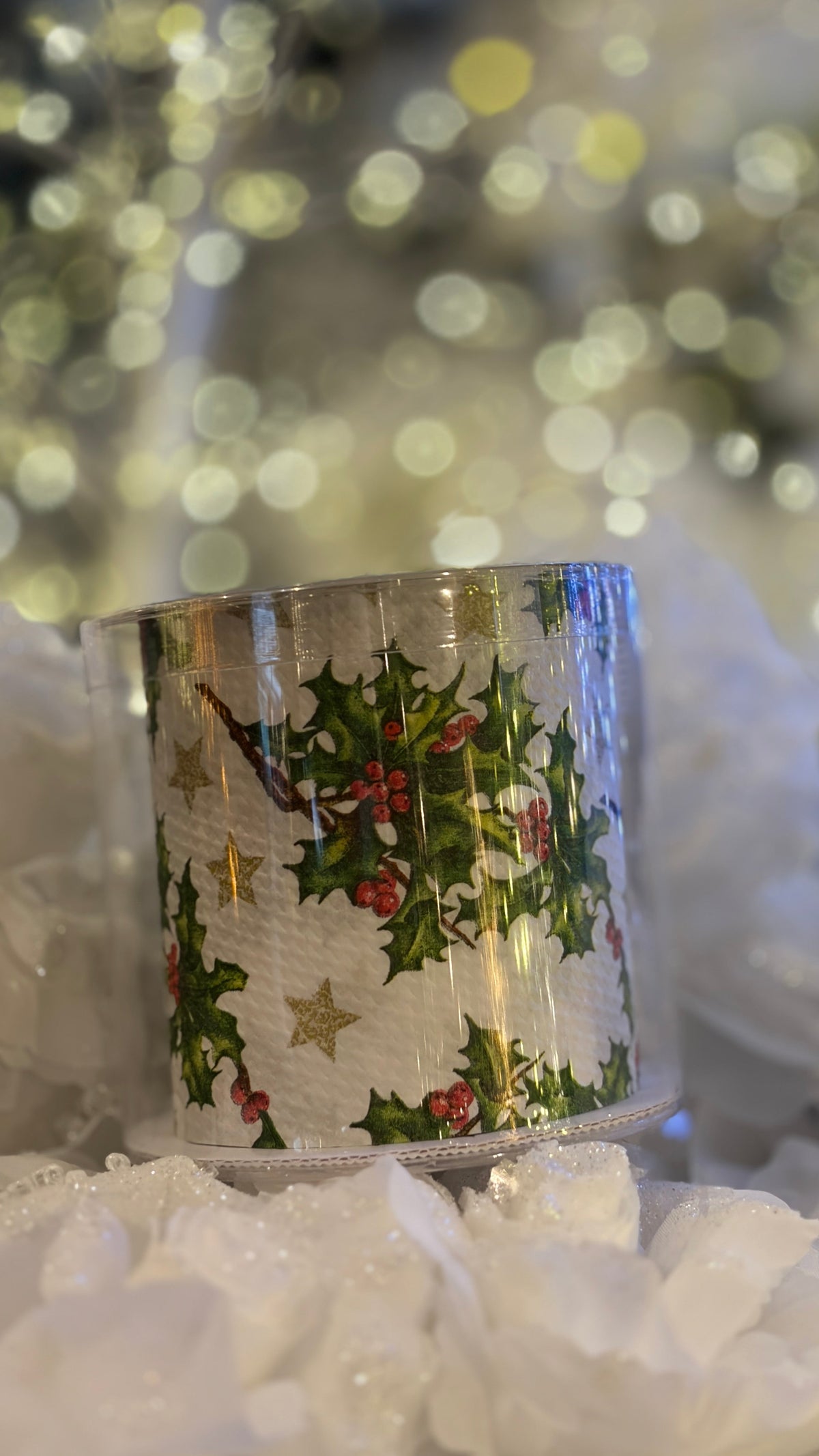 Christmas Printed Toilet Roll – Holly All Over