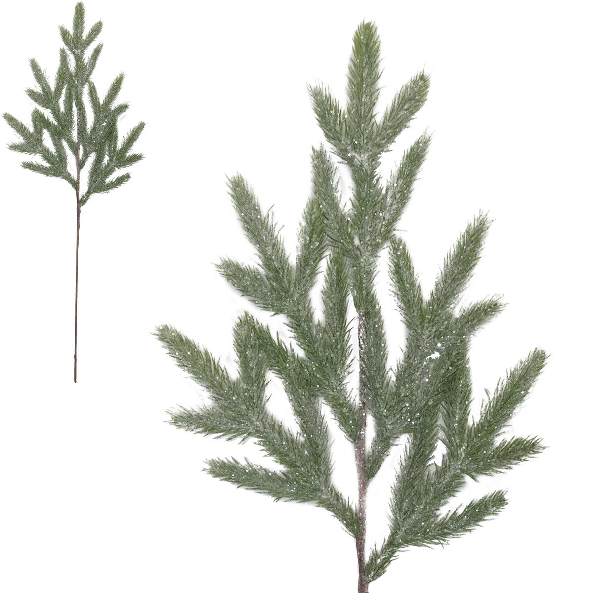 Super Frosted Fir Branch - 70cm