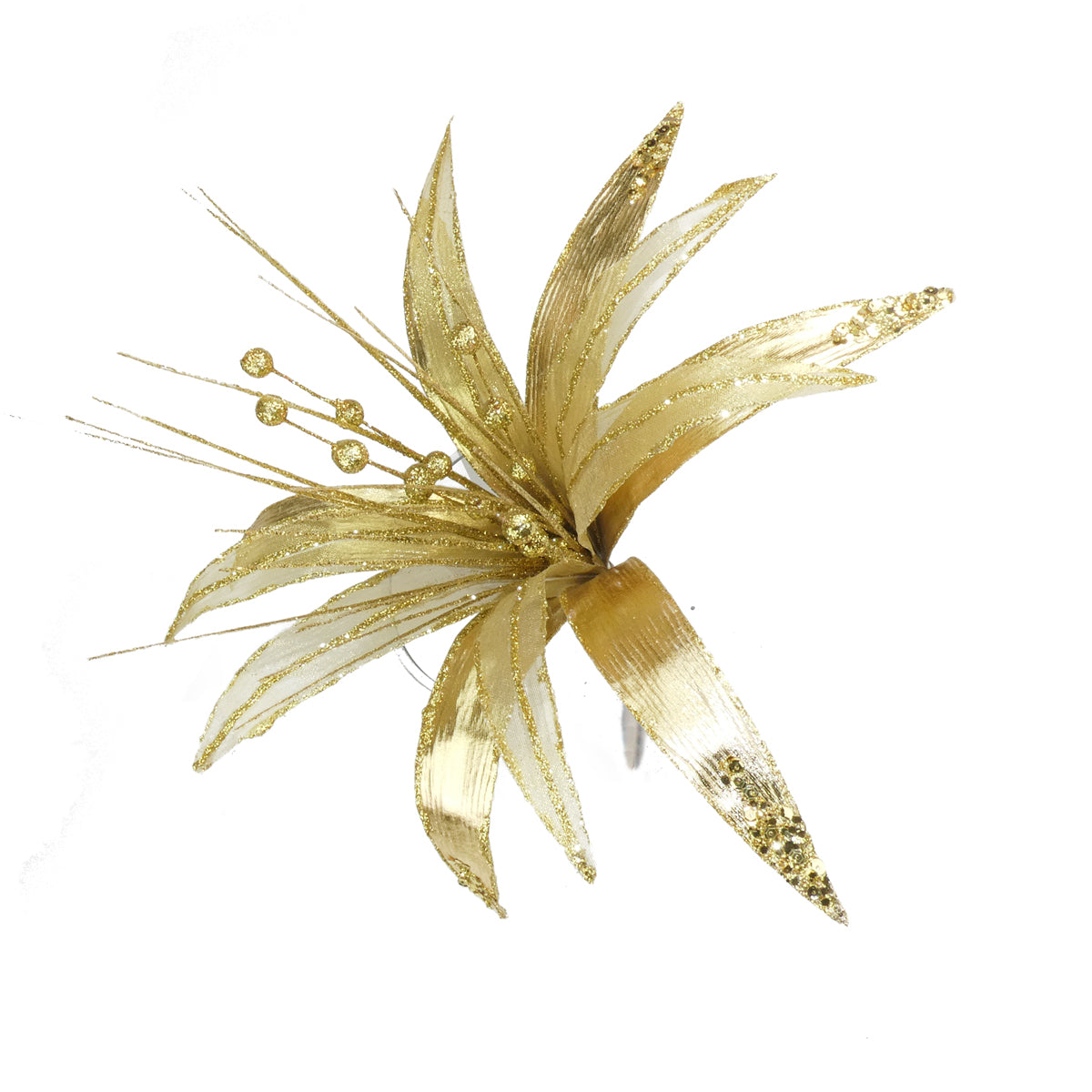 Gold Superflower Clip