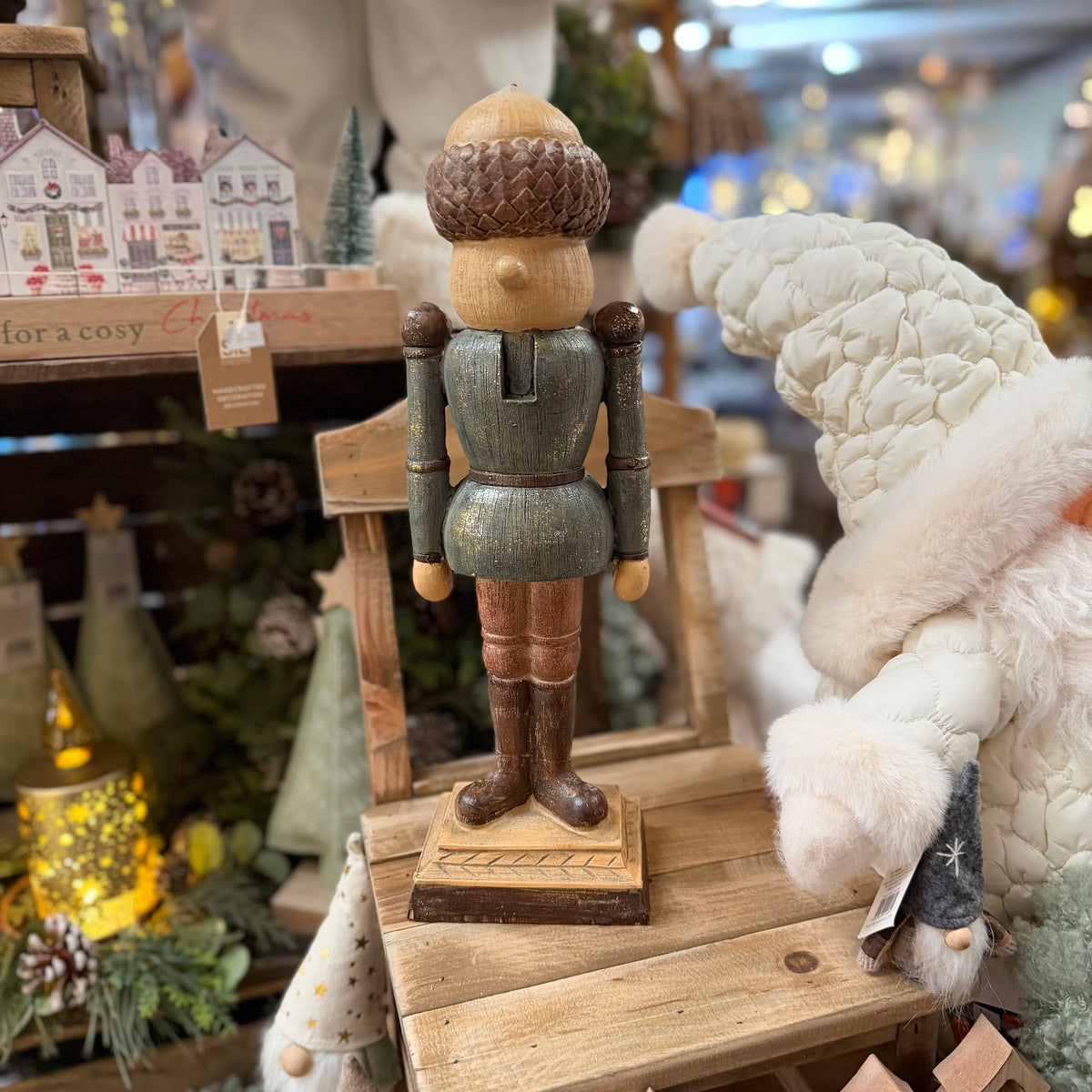 Woodland Acorn Fred Festive Nutcracker