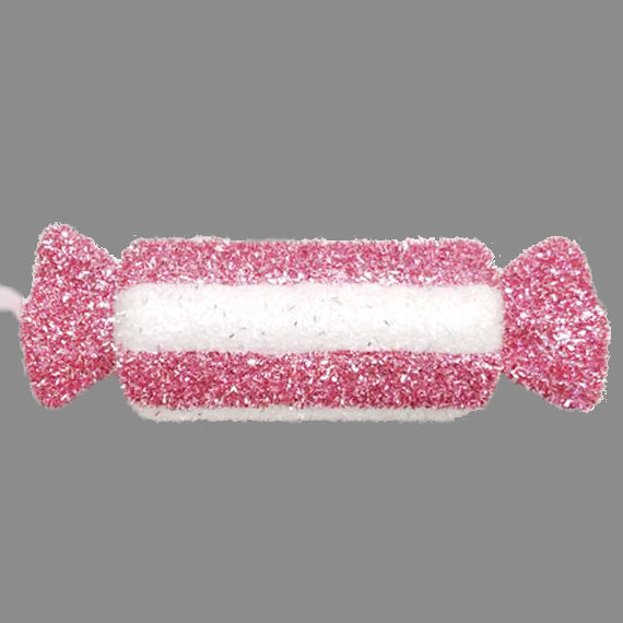 Tinsel Pink & White Candy Cane Stripe Giant Sweet - 28.5 x 14cm