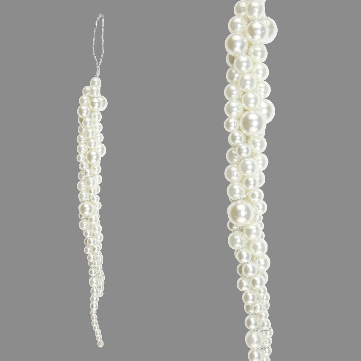 Pearl Drop Christmas Bauble 25cm