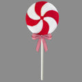 Giant XL Red & White Swirl Lollipop - 60cm