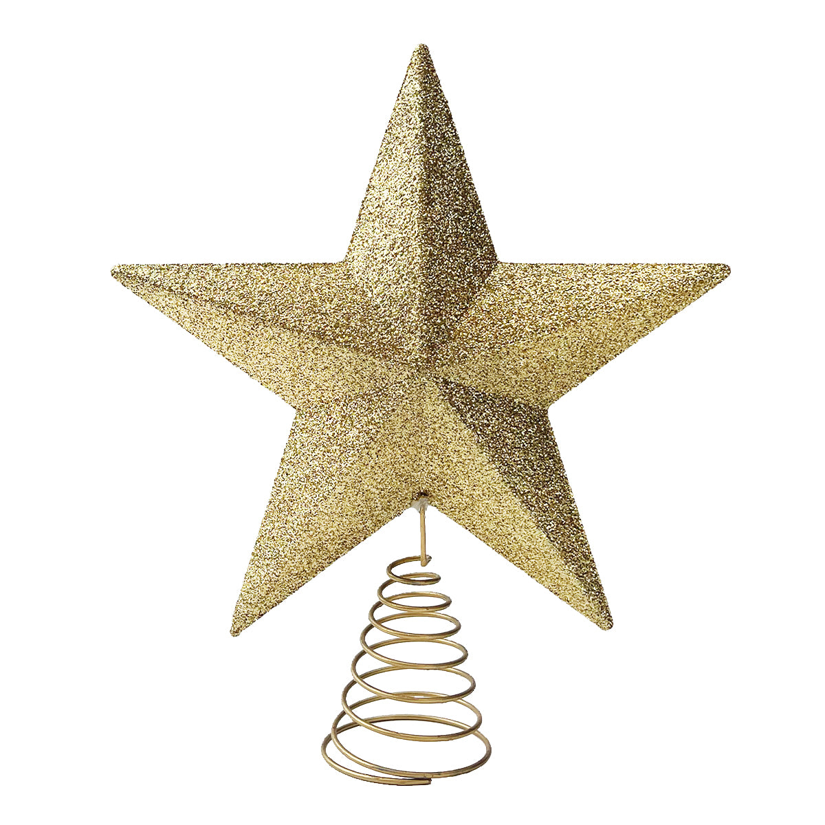 Gold Star Christmas Tree Topper - 21.5cm