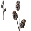 Pinecone Frosted Pick - 38cm