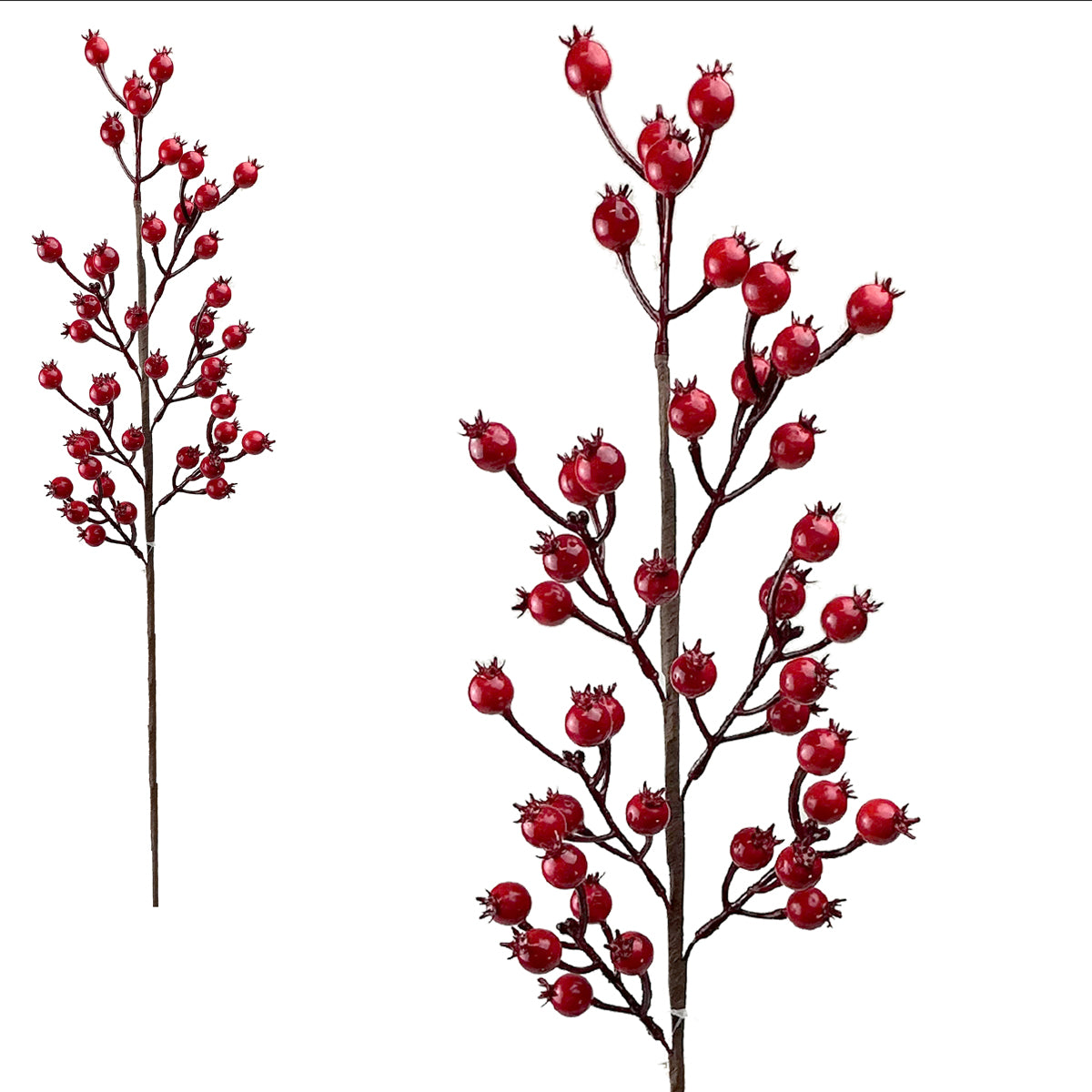 Red Berry Decorative Stem - 70cm