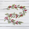 Frost Berry Cone Wired Garland - 180cm