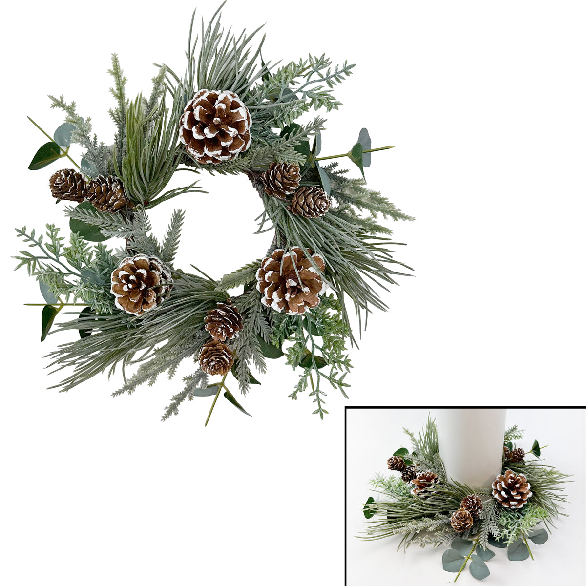 Luxury Foliage Candle Ring