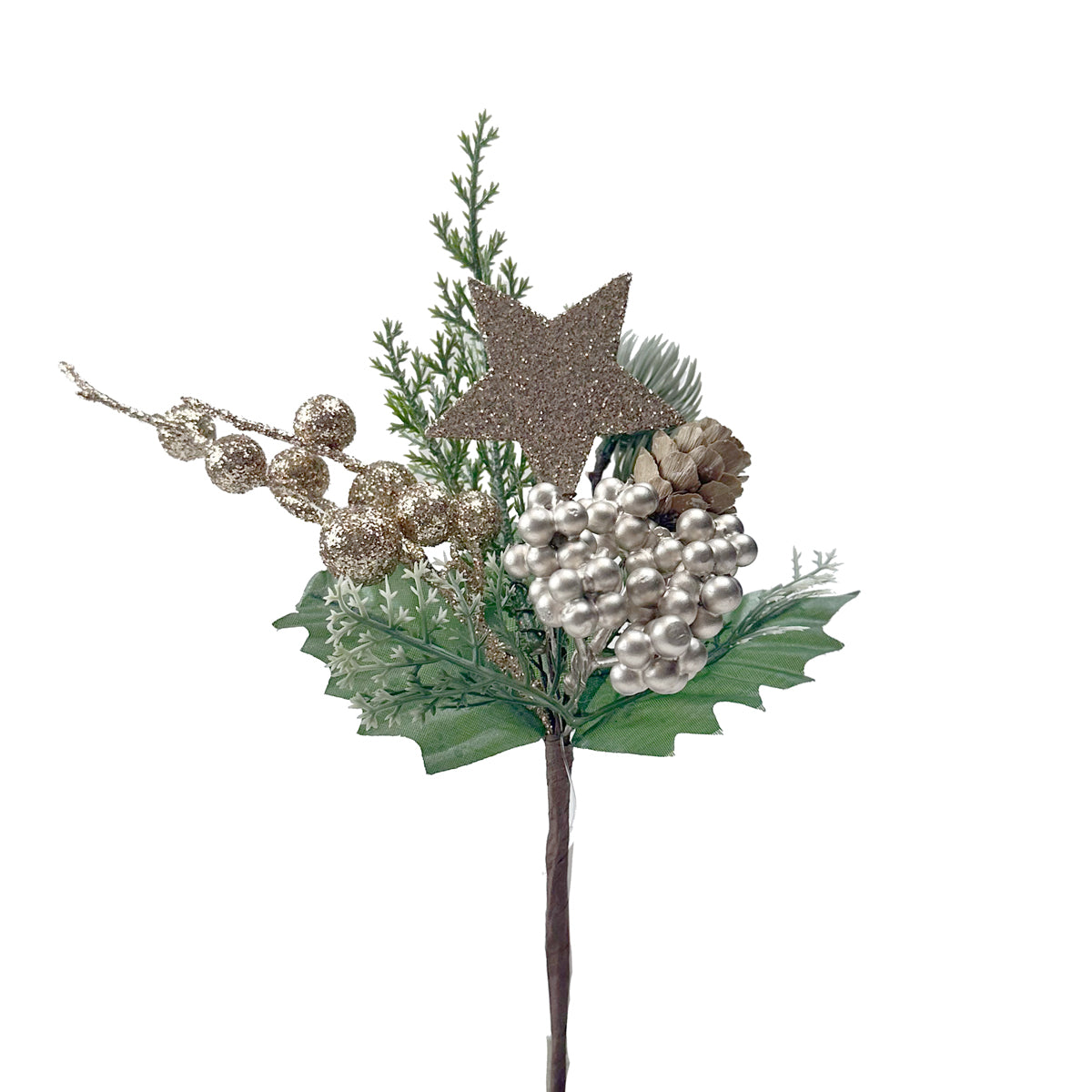 Champagne Berry Star Pick - 24cm