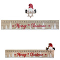 Merry Christmas Wooden Advent Countdown Slider with Gonk - 40cm