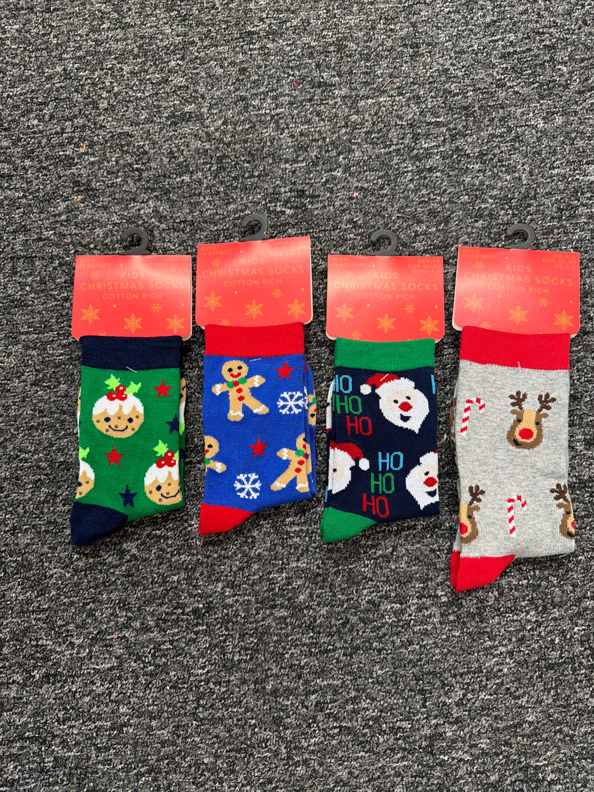 Kids Cotton Touch Christmas Design Socks