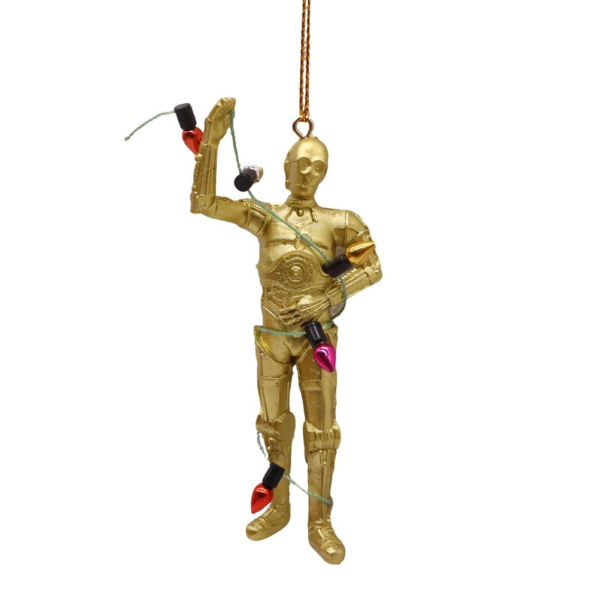 Disney Star Wars C-3PO with Light String Christmas Bauble