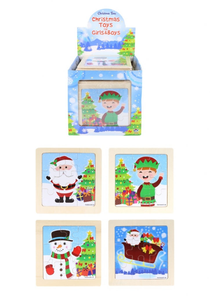 Wooden Christmas Mini Jigsaw Puzzle