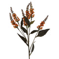 Gisela Graham Orange Mini Bell Flower Spray - 55cm