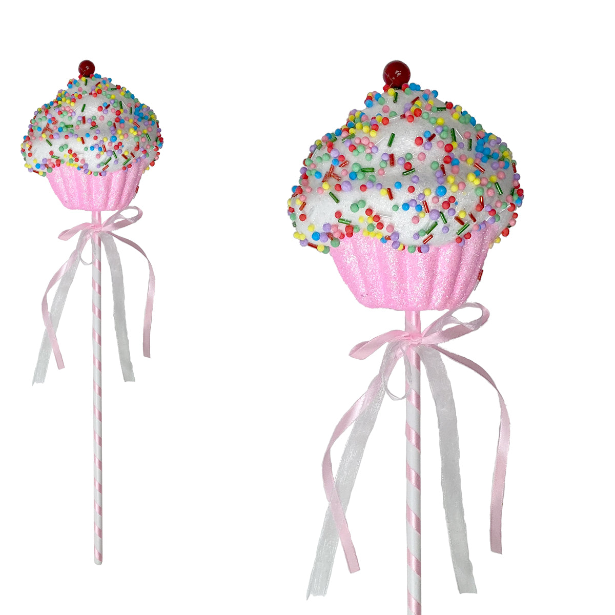 Pink Cupcake Pick - 48x12cm