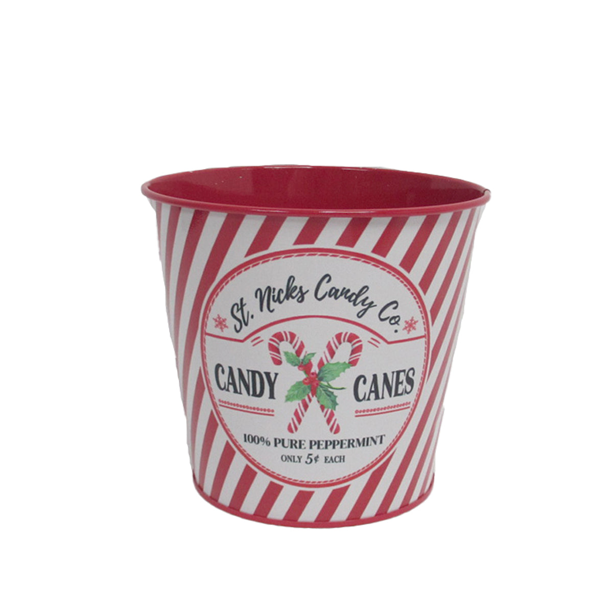 Candy Cane Planter - 13.5cm
