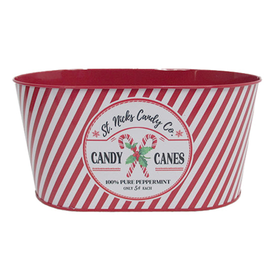 Candy Cane Trough - 22.5cm