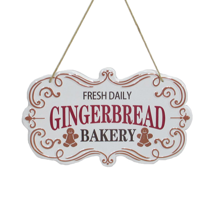 Metal Gingerbread Sign - 29.5cm