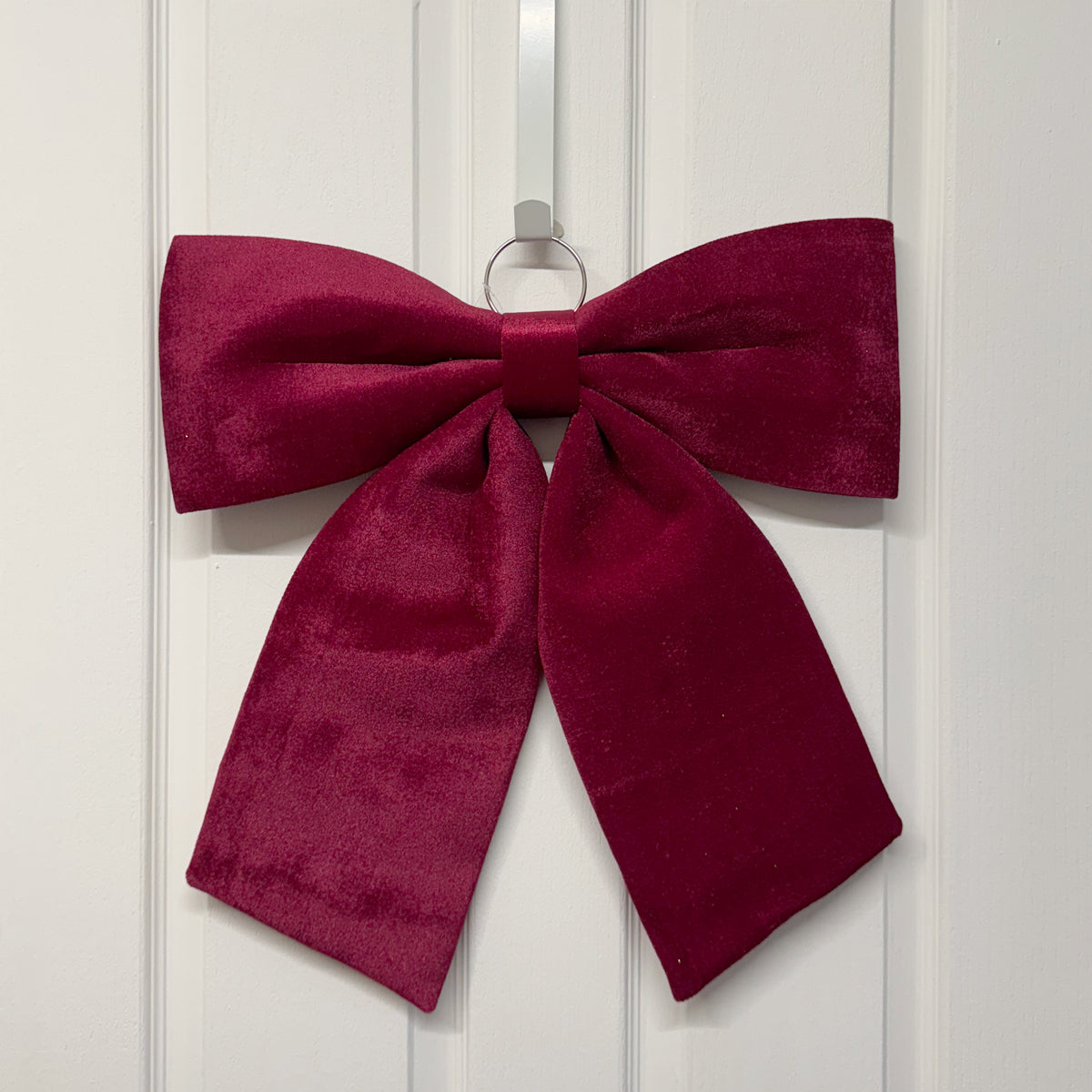 X-Large Dark Red Burgundy Velvet Mega Bow - 52cm