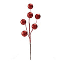 Red Glitterball Pick - 33cm