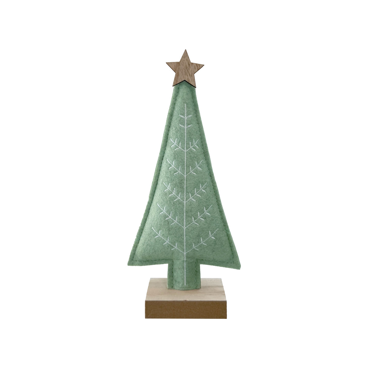 Sage Embroidered Tree - 26cm