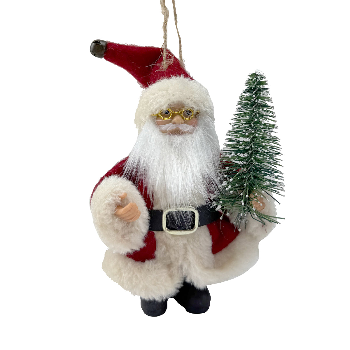 Hanging Traditional Santa - 13.5cm