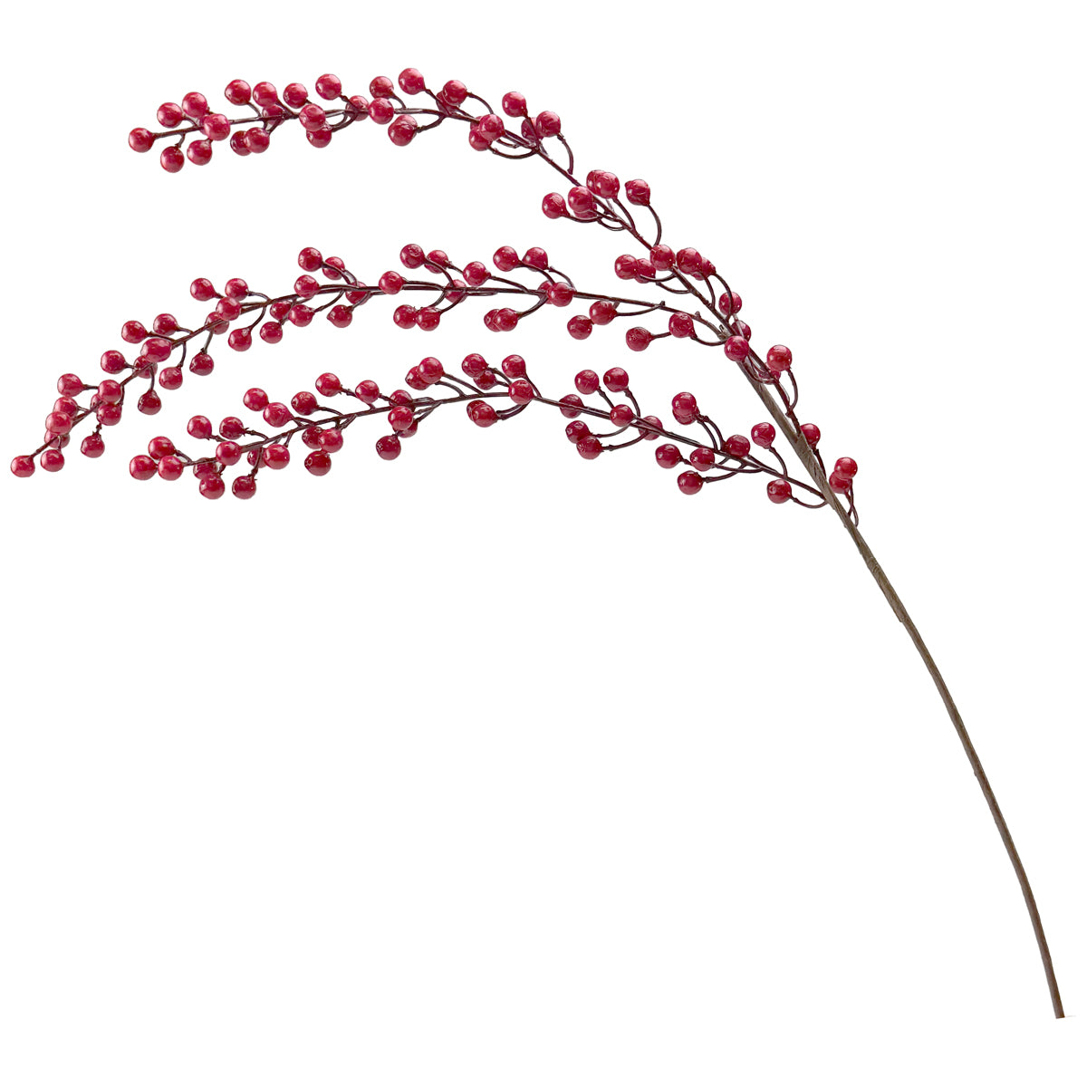 Red Trailing Berry Spray - 85cm
