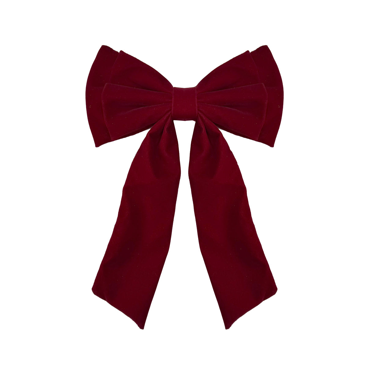 Classic Red Velvet Bow - 31cm