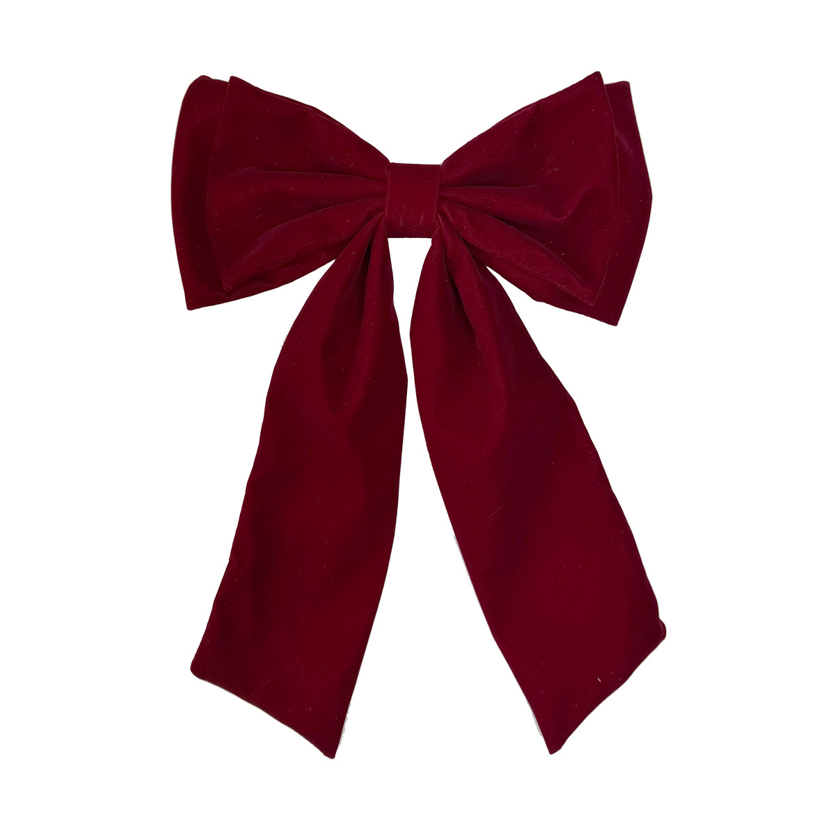 Classic Red Velvet Bow - 37cm