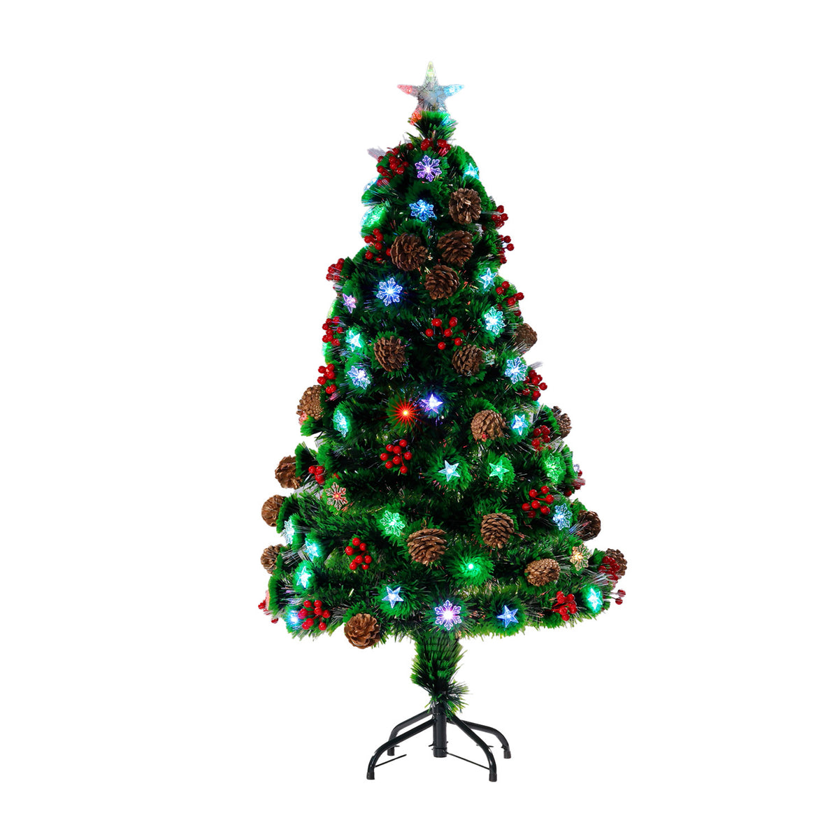 NOMA 90cm Blenheim Green Tree with Berries and Cones