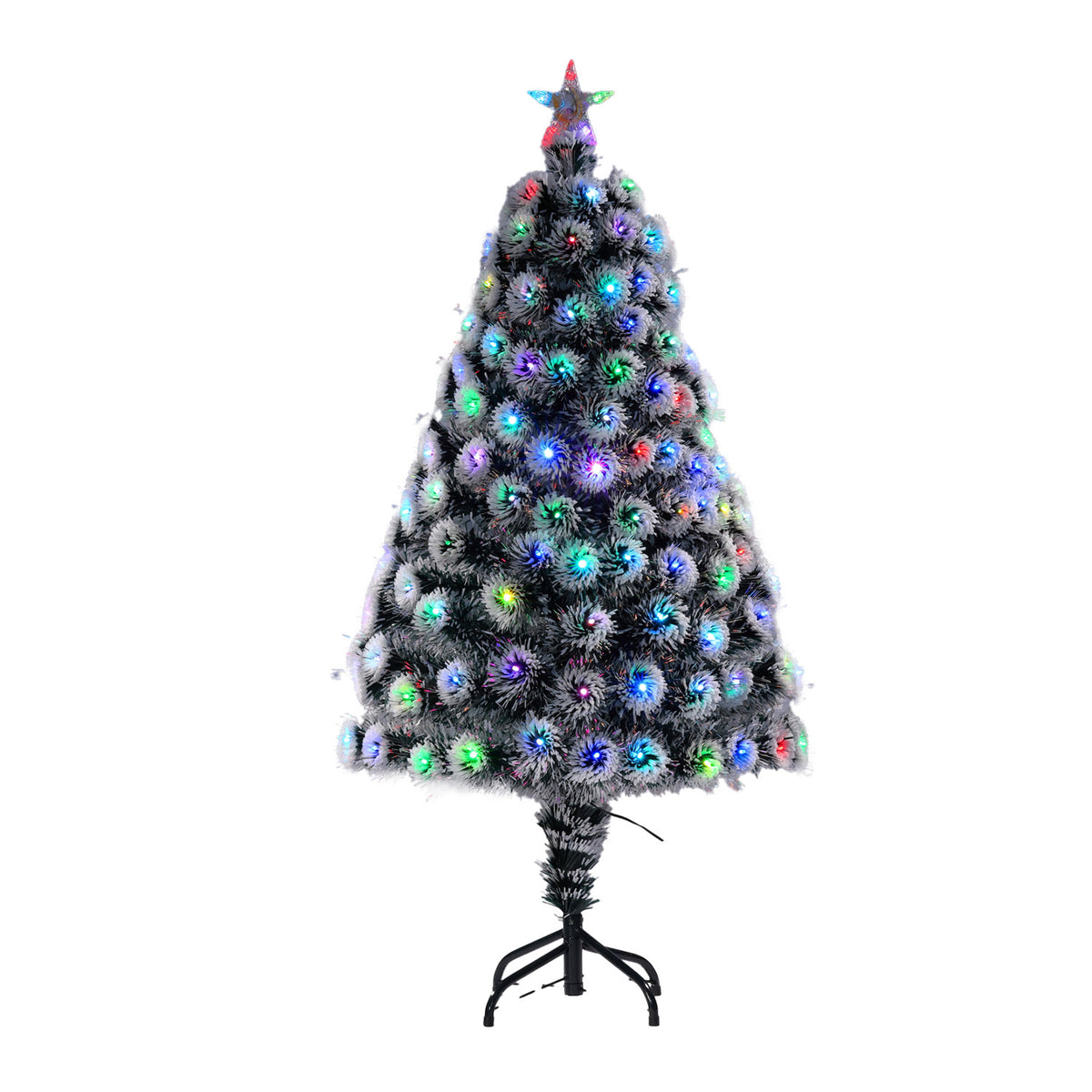 NOMA Frosted Swirl Fibre Optic Tree - 1.2m