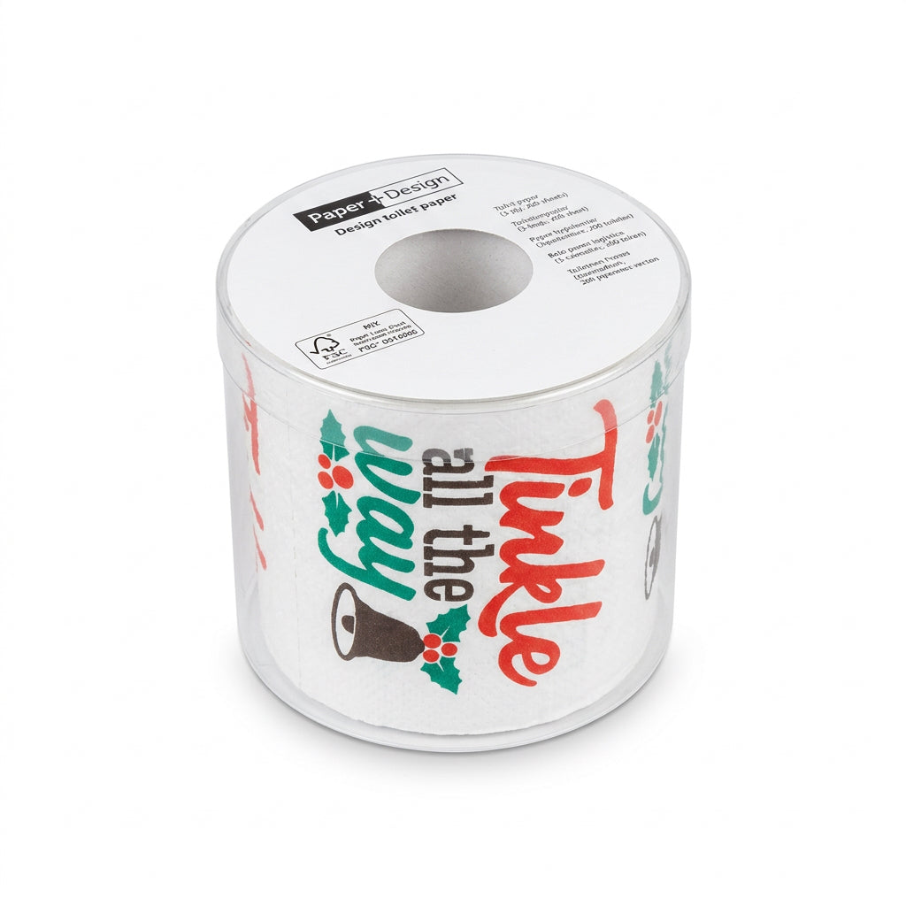 Christmas Printed Toilet Roll – Tinkle All the Way