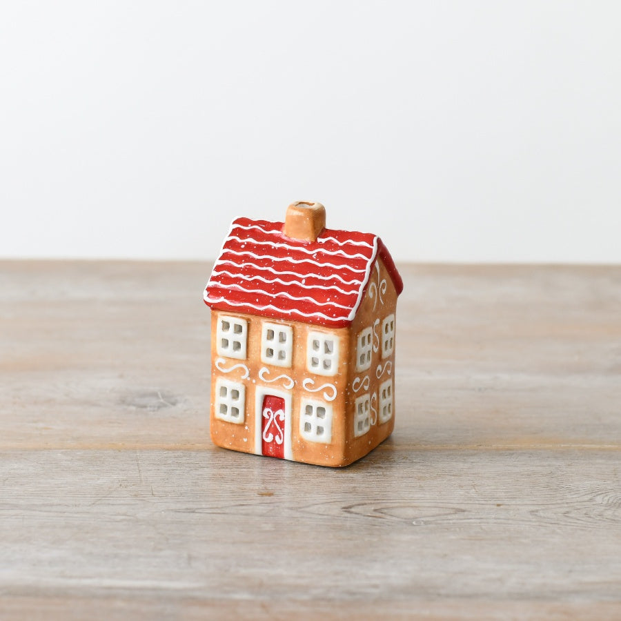 Gingerbread Tealight House  9.5cm