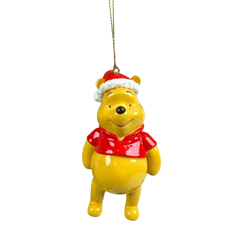 Disney Winnie the Pooh in Santa Hat Christmas Bauble