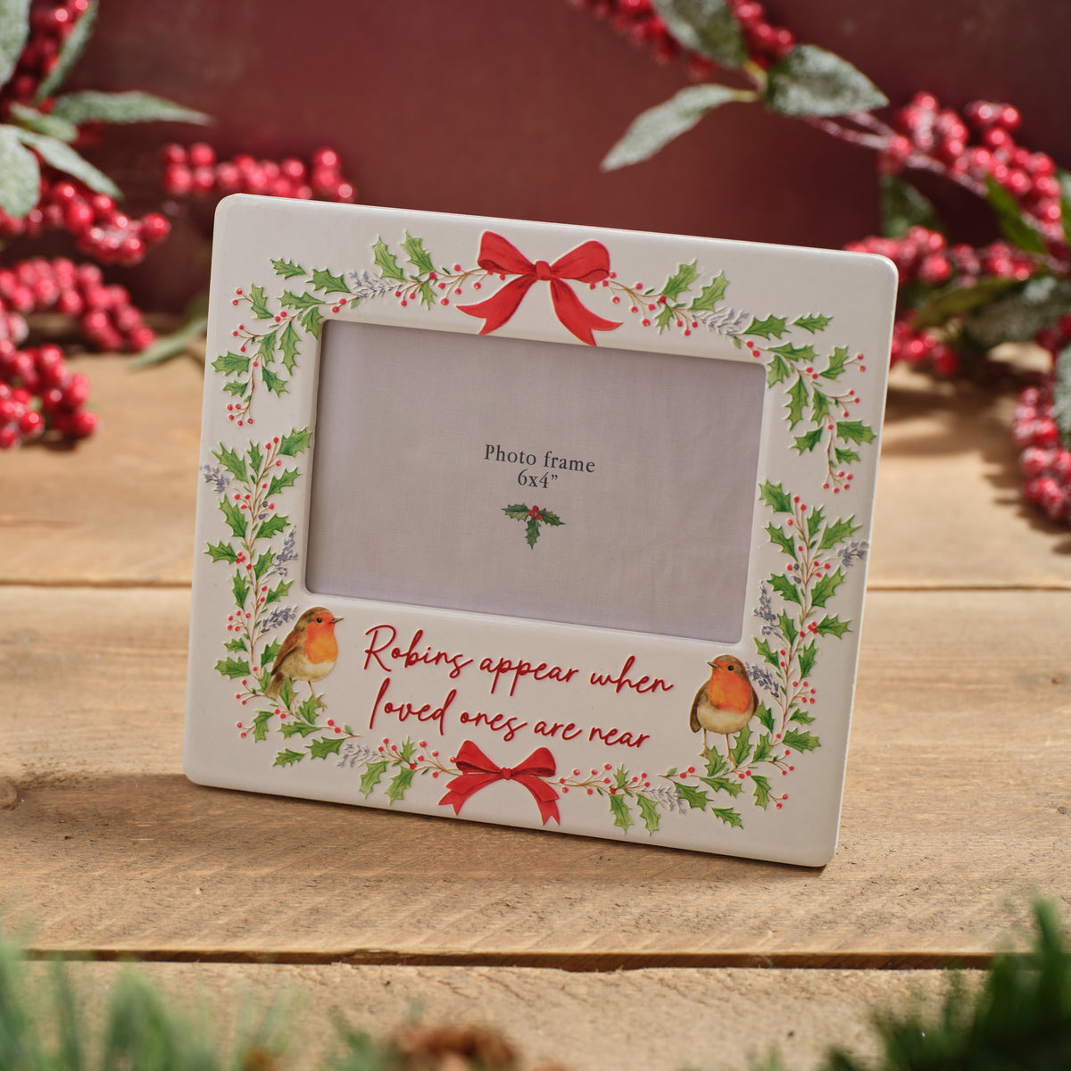 Robins Appear When Loved Ones Are Near Photo Frame
