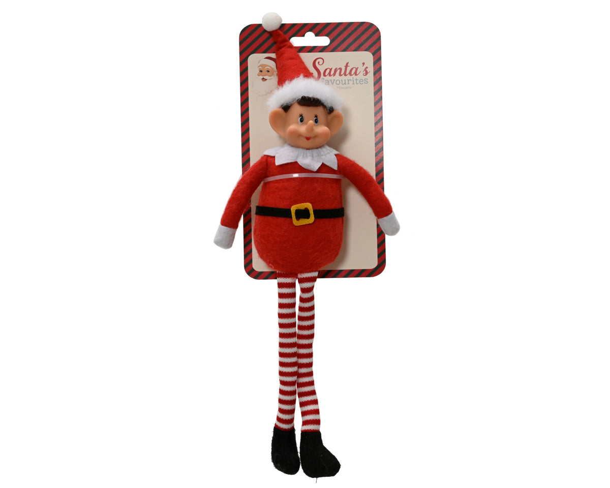 Red Felt Elf on the Shelf