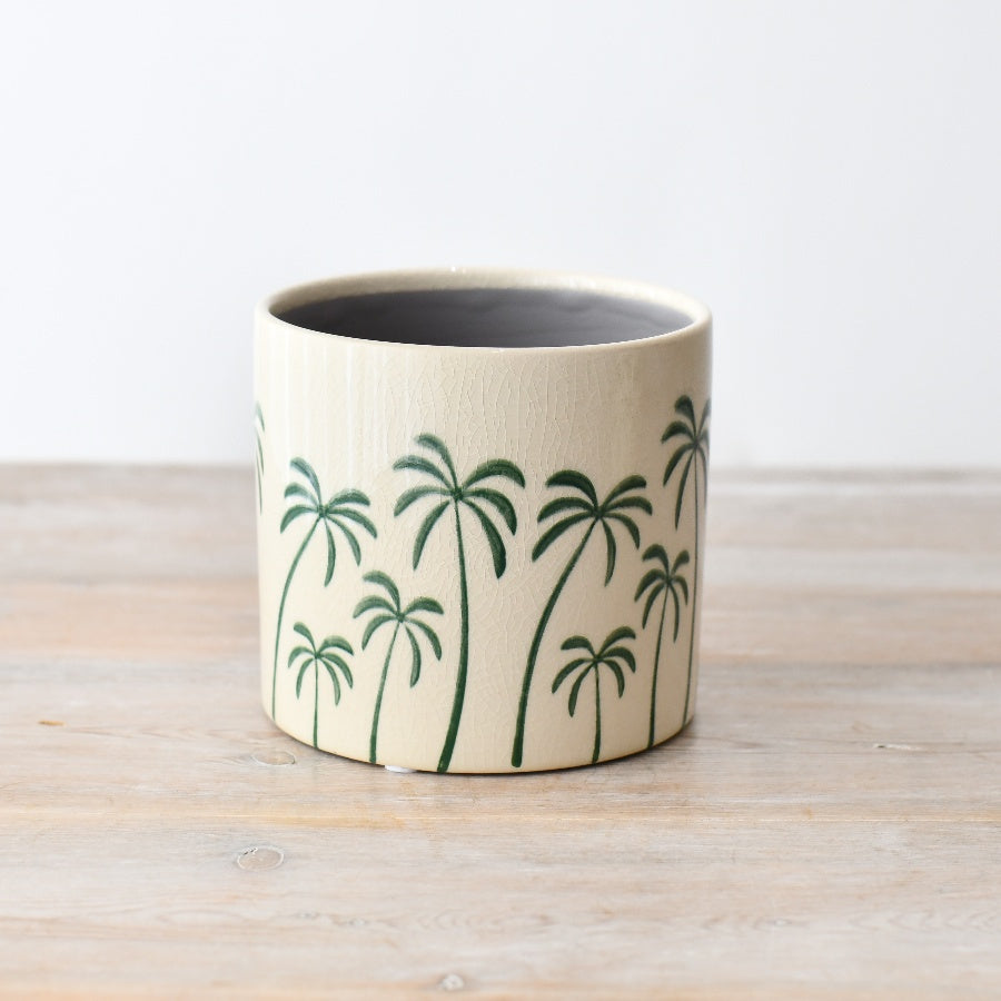Palm Tree House Plant Pot 14cm